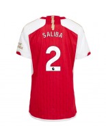 Arsenal William Saliba #2 Kotipaita Naisten 2023-24 Lyhythihainen